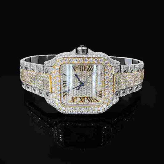 Dazzling 41MM Studded Diamond Watch