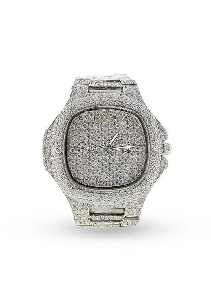 Iced Out Patek Moissanite Diamond Watch Hip Hop Jewelry for Men's