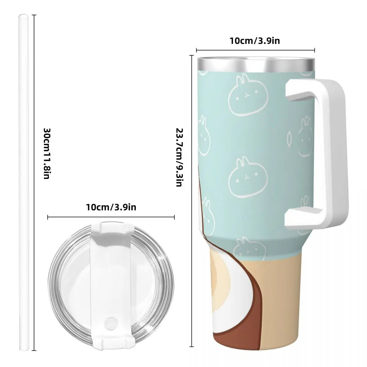 Molangs Tumbler Hot Drinks Water Bottle