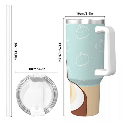 Molangs Tumbler Hot Drinks Water Bottle