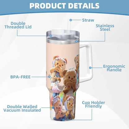 B-Butters Bears Stainless Steel Tumbler