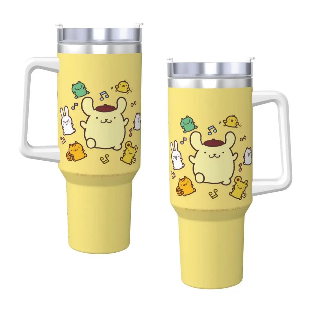 Stainless Steel Tumbler Pom Pom Purin