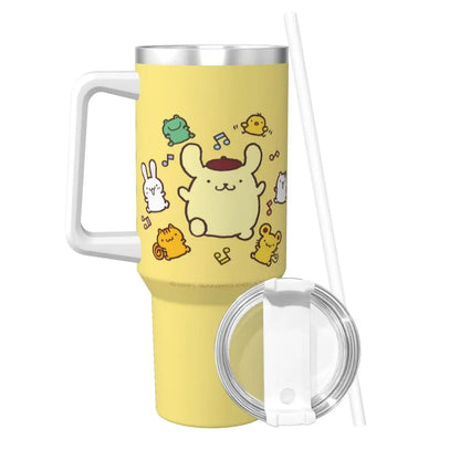 Stainless Steel Tumbler Pom Pom Purin