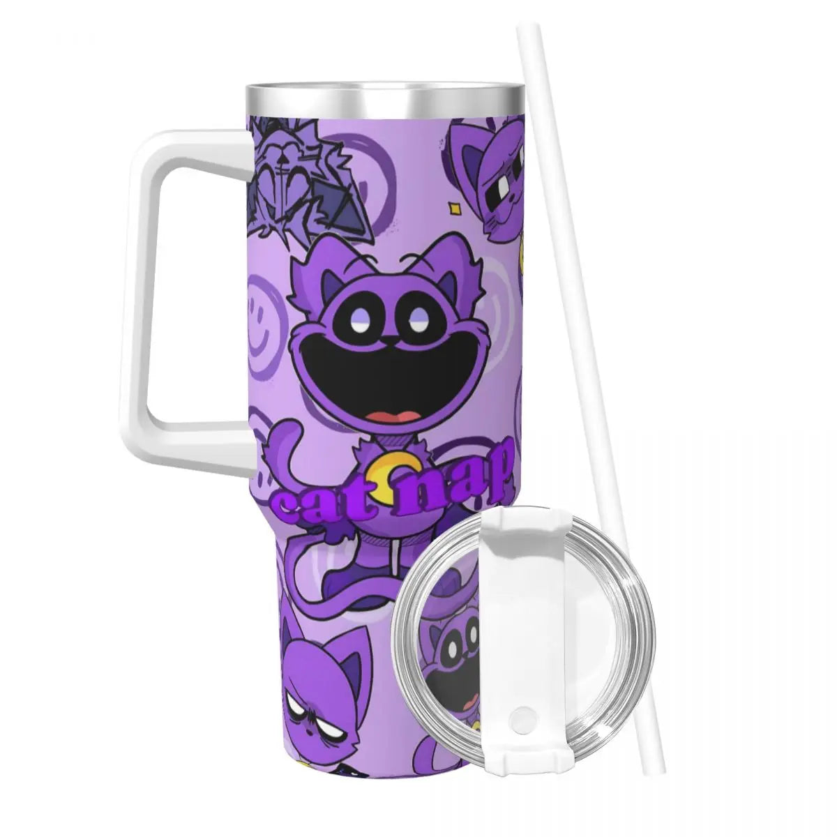 Stainless Steel Tumbler Smiling CatNap Dogday