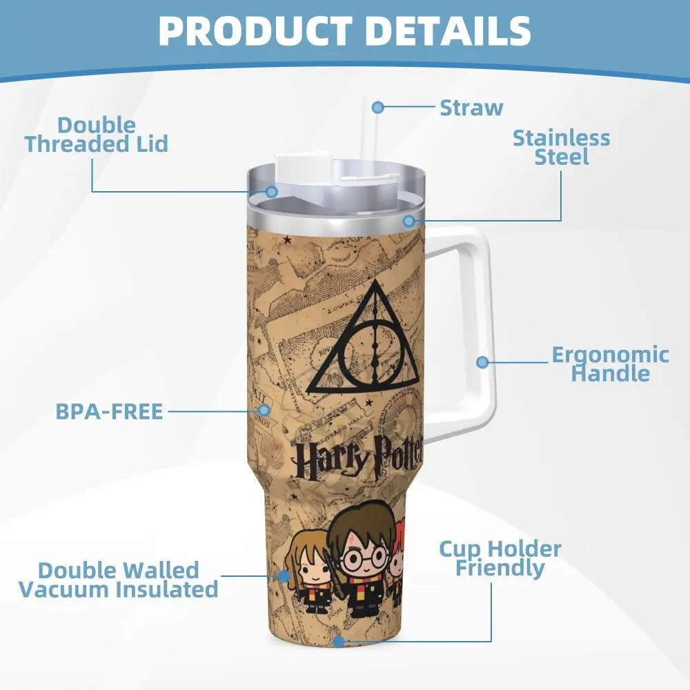 Stainless Steel Tumbler Harrys Potters