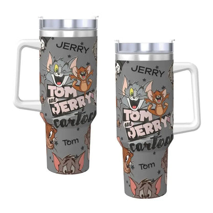 Tom And Jerry Stainless Steel Tumbler