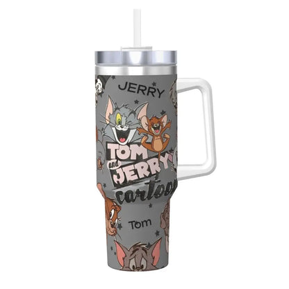 Tom And Jerry Stainless Steel Tumbler