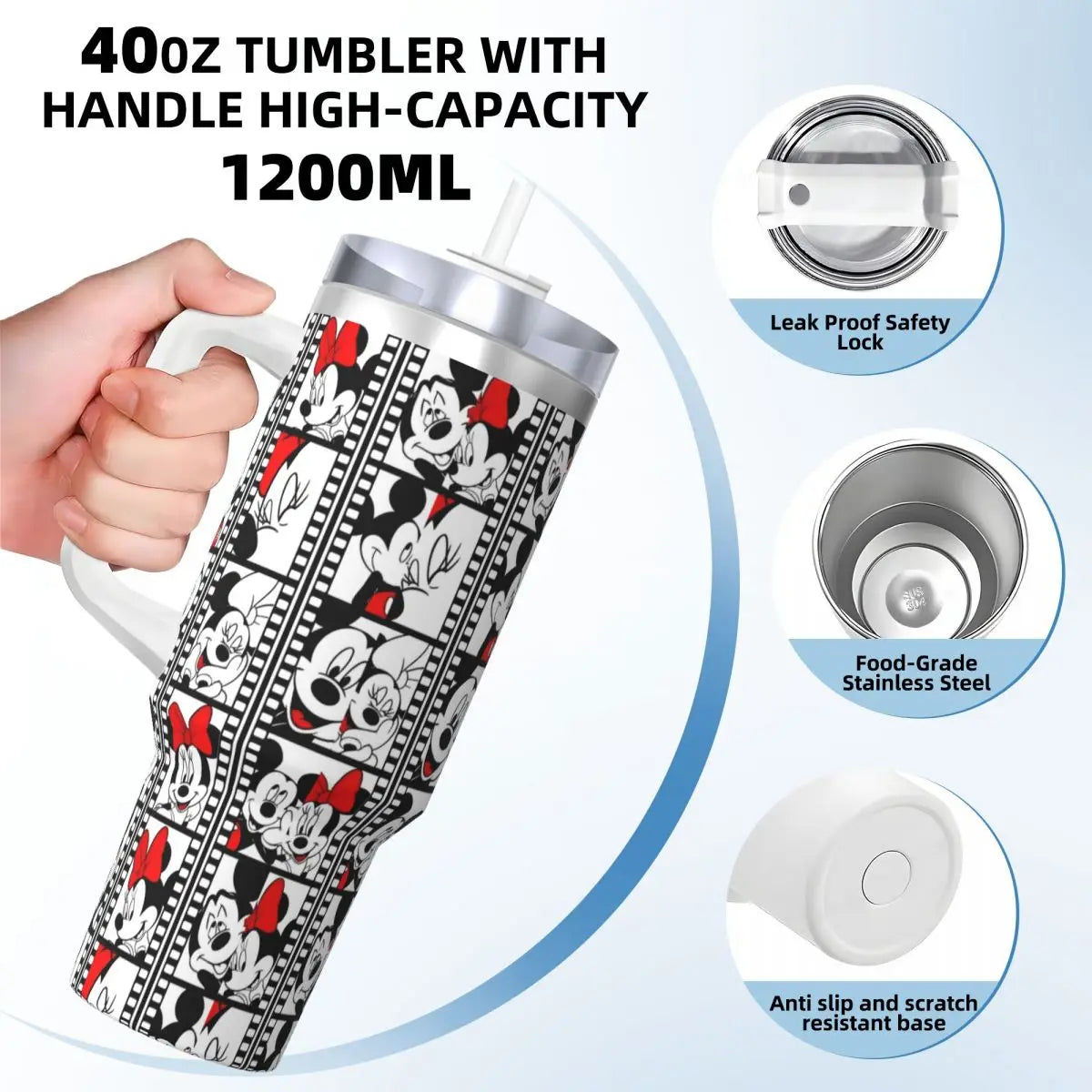 Stainless Steel Tumbler Mickey Mouse