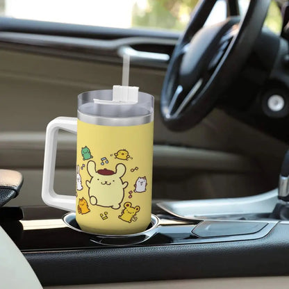 Stainless Steel Tumbler Pom Pom Purin