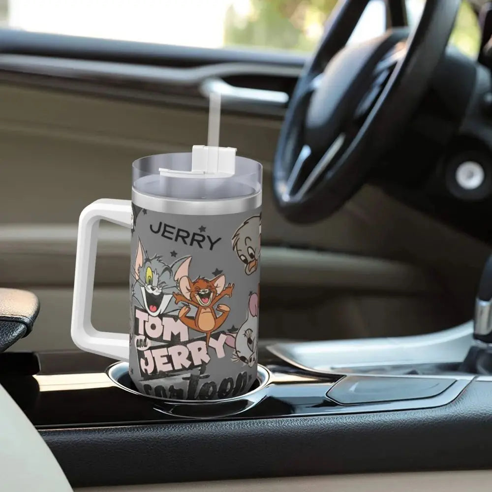 Tom And Jerry Stainless Steel Tumbler