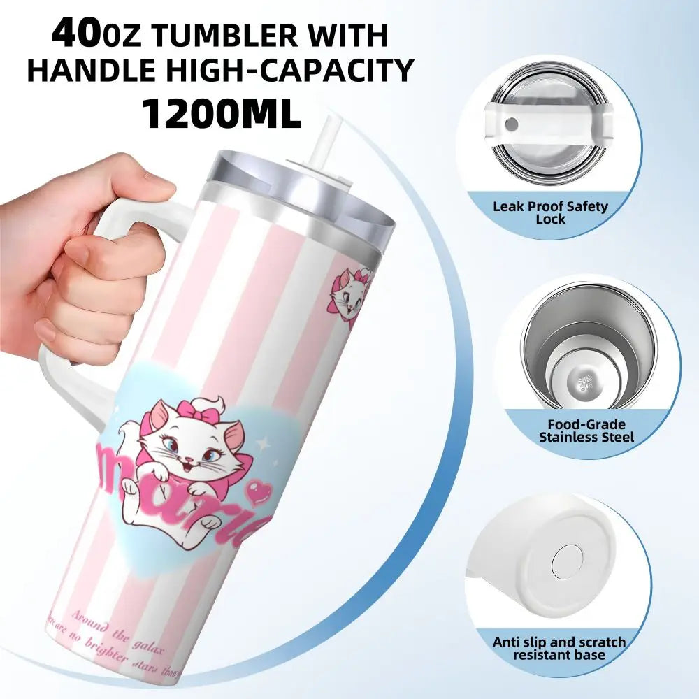 Stainless Steel Tumbler Marie Cat