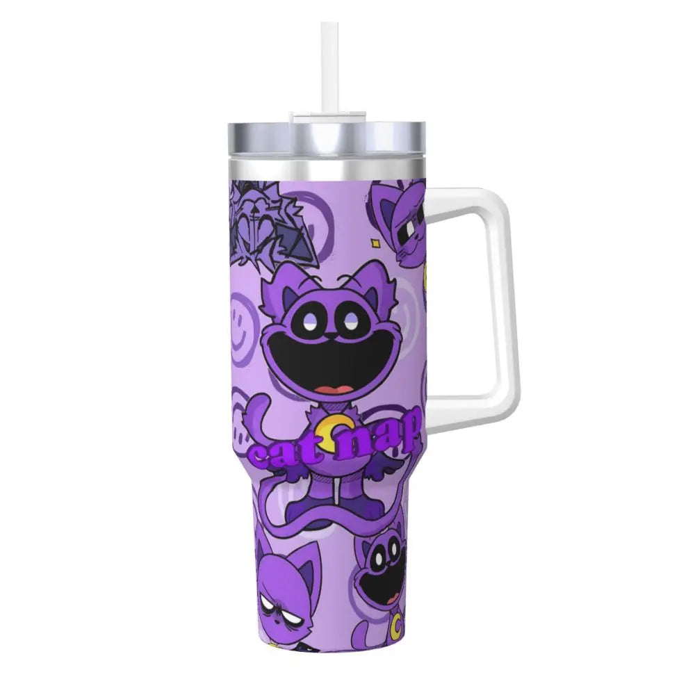 Stainless Steel Tumbler Smiling CatNap Dogday