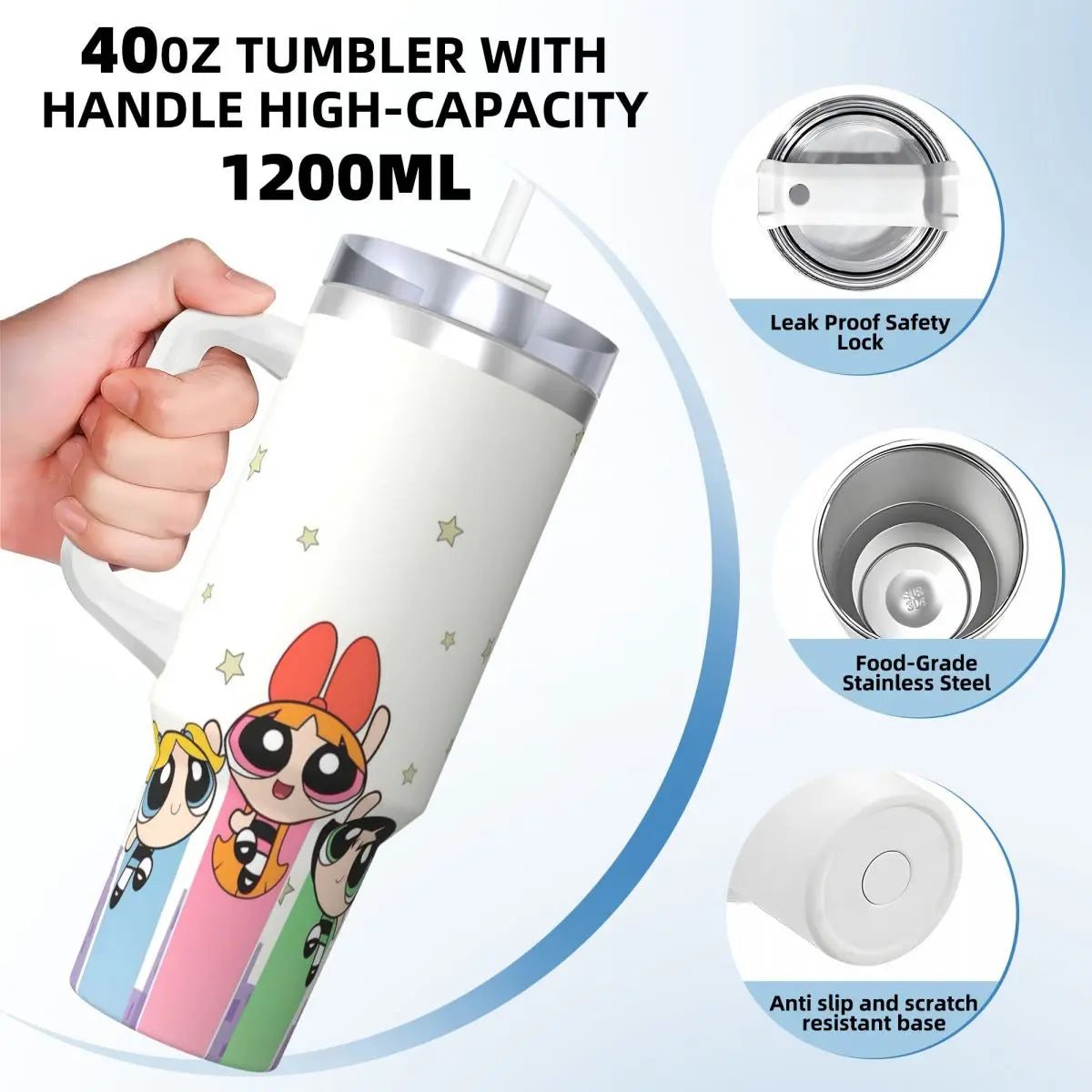 The Powerpuff Girls Stainless Steel Tumbler