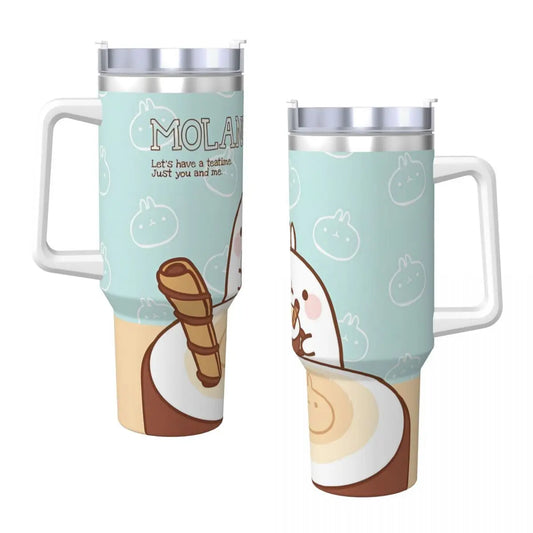 Molangs Tumbler Hot Drinks Water Bottle