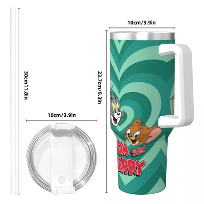 Stainless Steel Tumbler Tom And Jerry