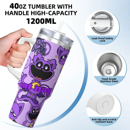 Stainless Steel Tumbler Smiling CatNap Dogday