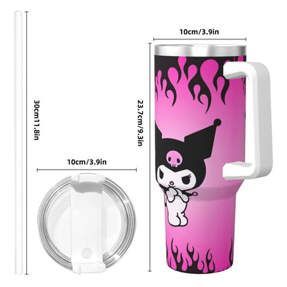 Kuromi Tumbler Hot Drinks Water Bottle