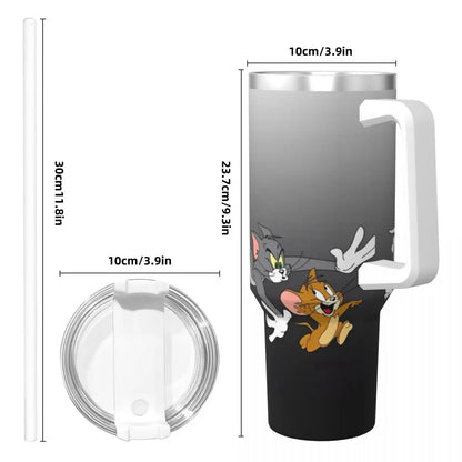 Stainless Steel Tumbler Tom And Jerry