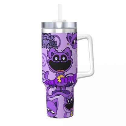 Stainless Steel Tumbler Smiling CatNap Dogday