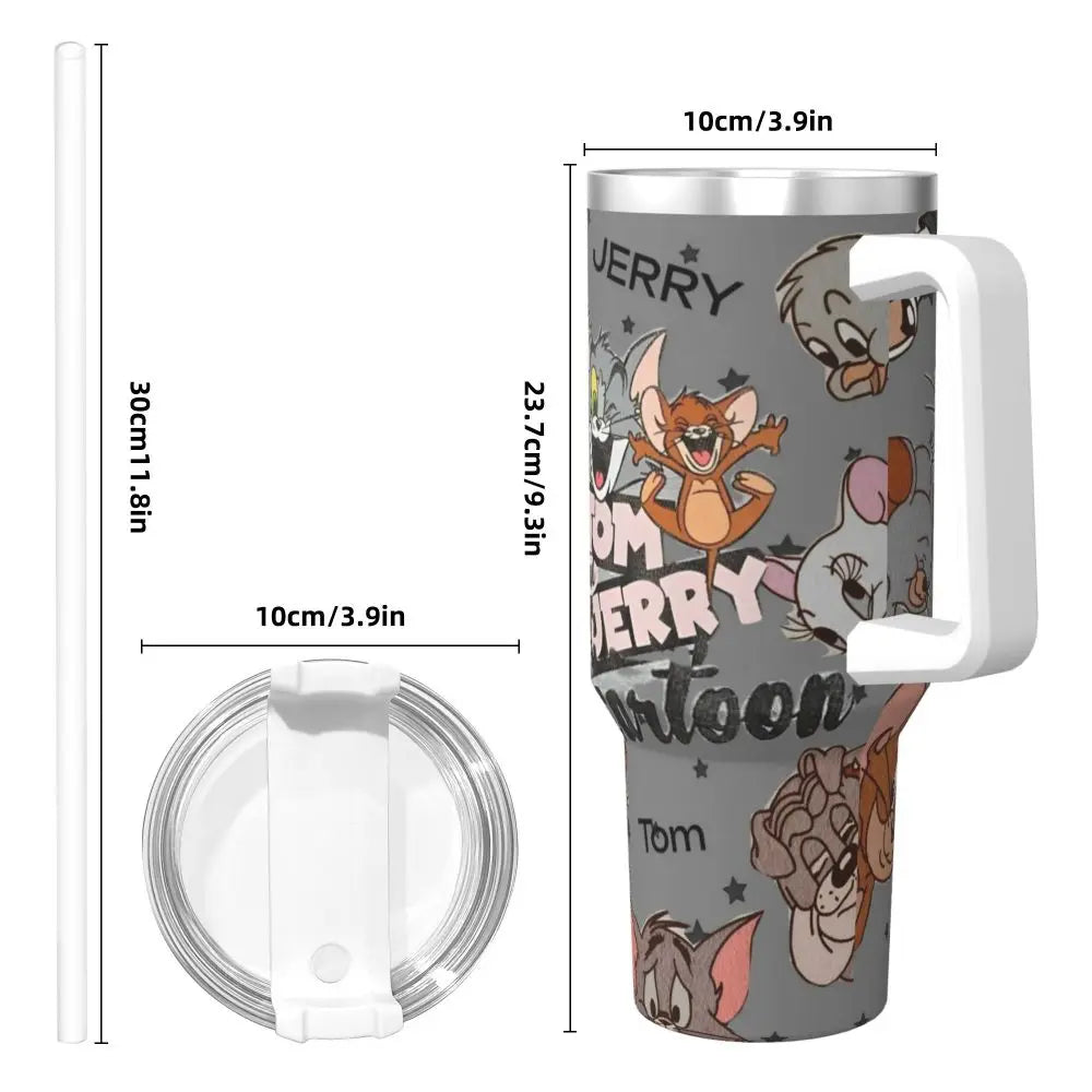 Tom And Jerry Stainless Steel Tumbler