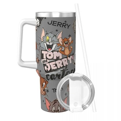 Tom And Jerry Stainless Steel Tumbler