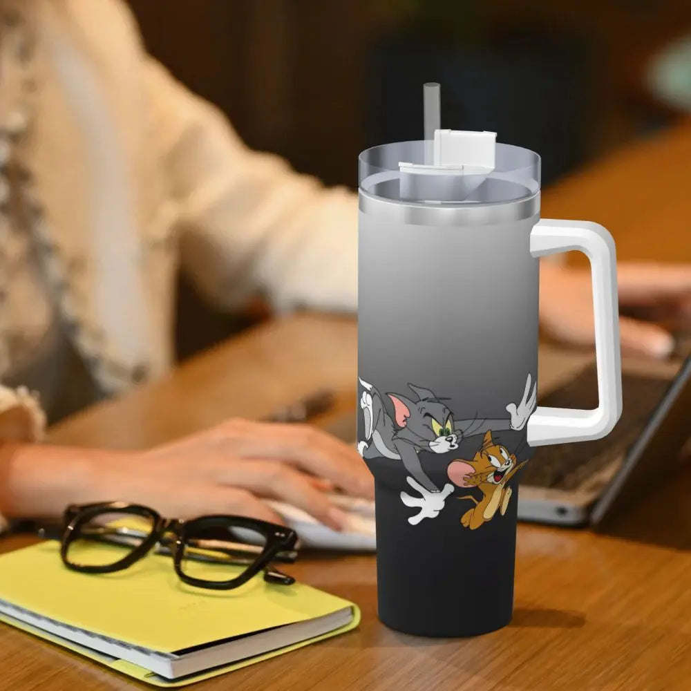 Stainless Steel Tumbler Tom And Jerry