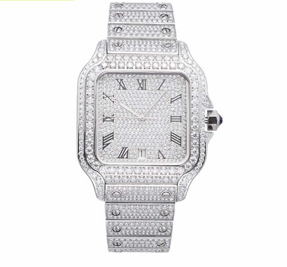 Moissanite VVS Cartier Diamond Watch