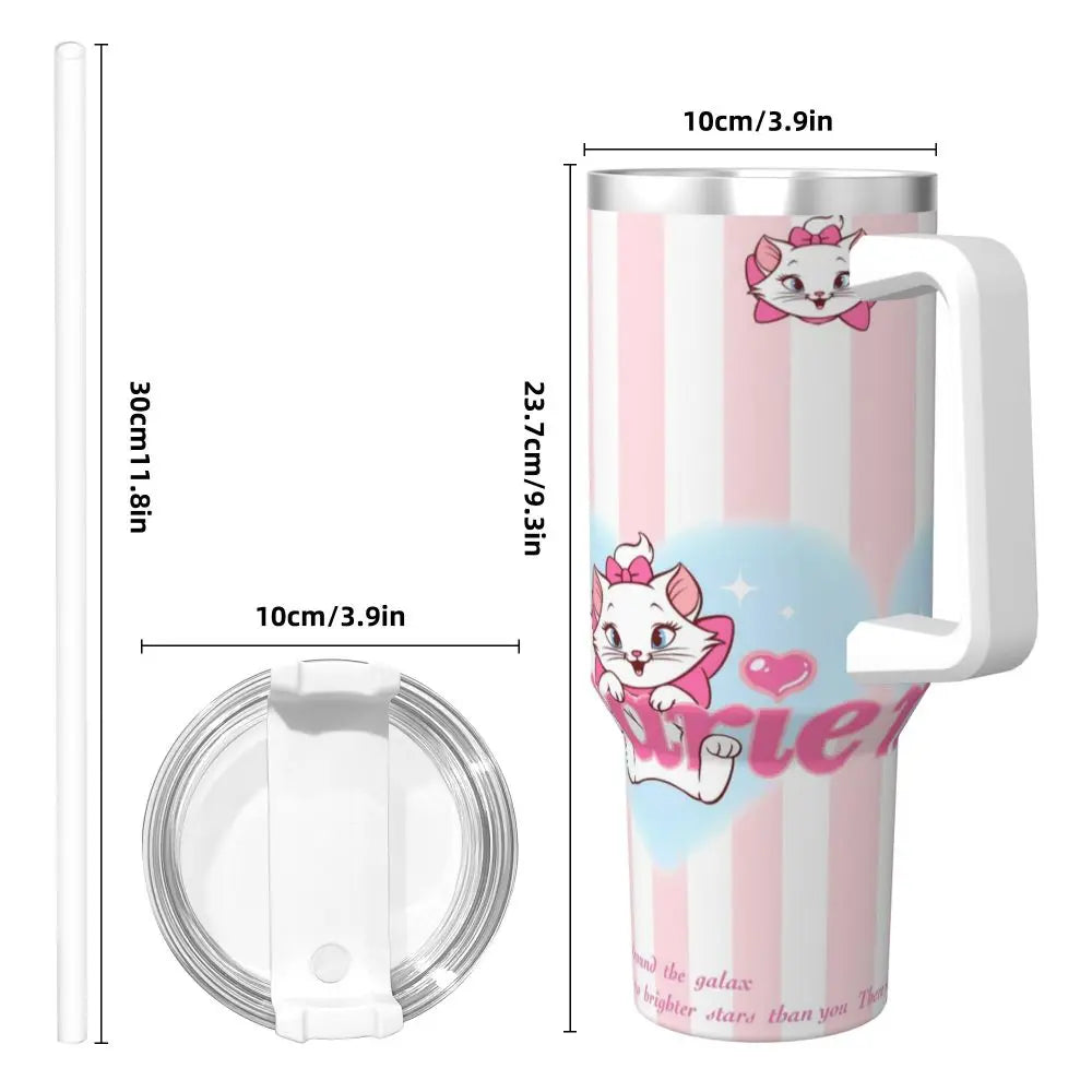 Stainless Steel Tumbler Marie Cat