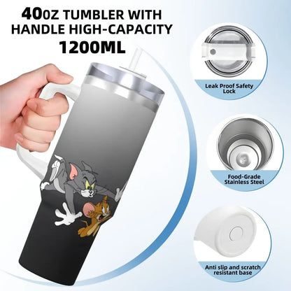 Stainless Steel Tumbler Tom And Jerry