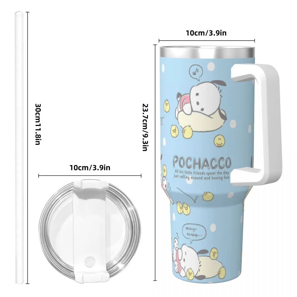 Pochacco Stainless Steel Tumbler