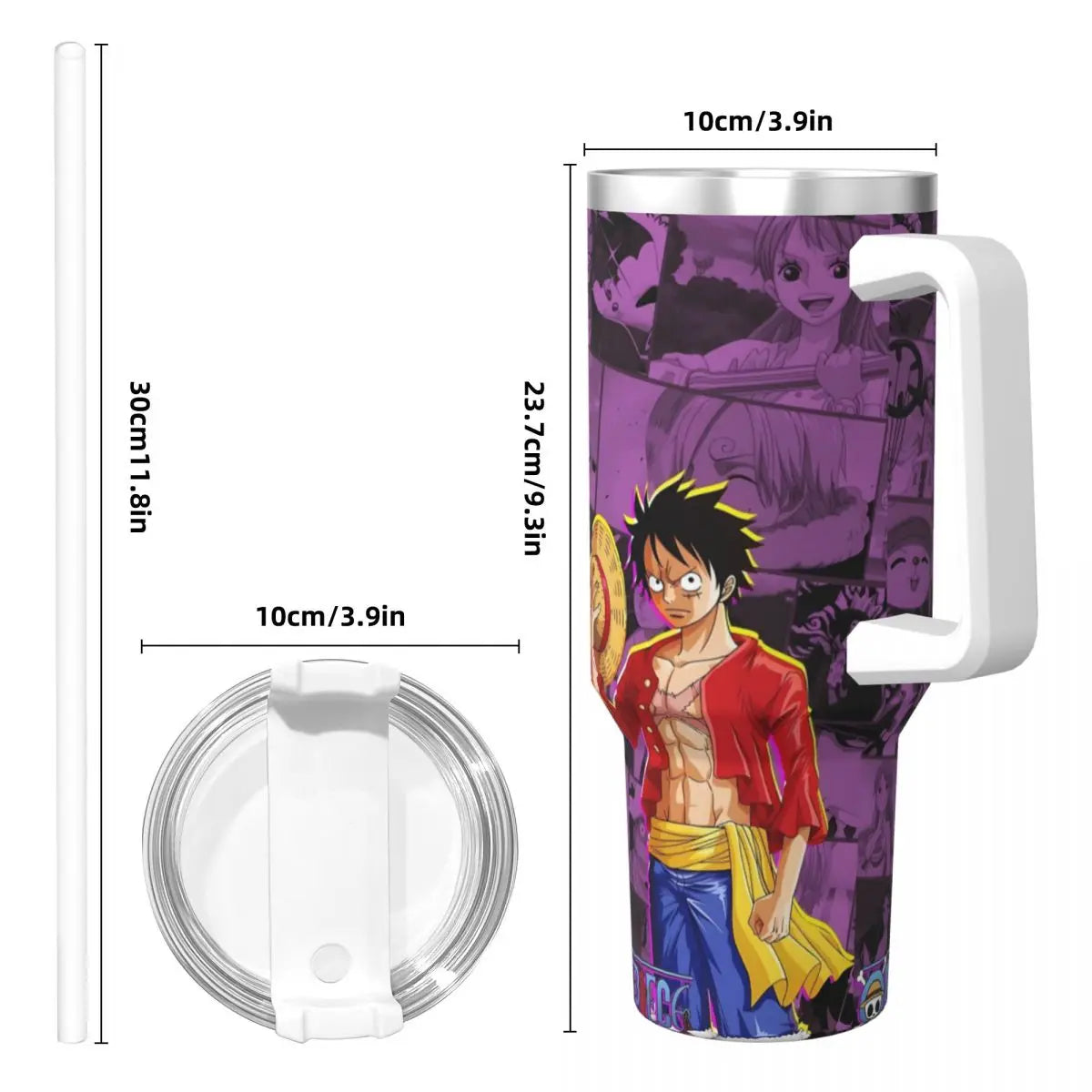 O-One Anime P-Piece Stainless Steel Tumbler