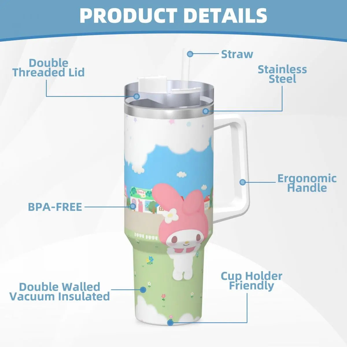 My Melody Stainless Steel Tumbler