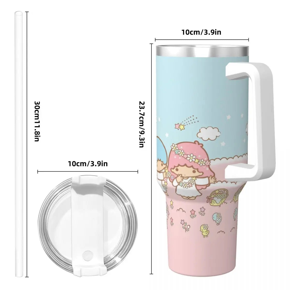 Little Twin Stars Stainless Steel Tumbler