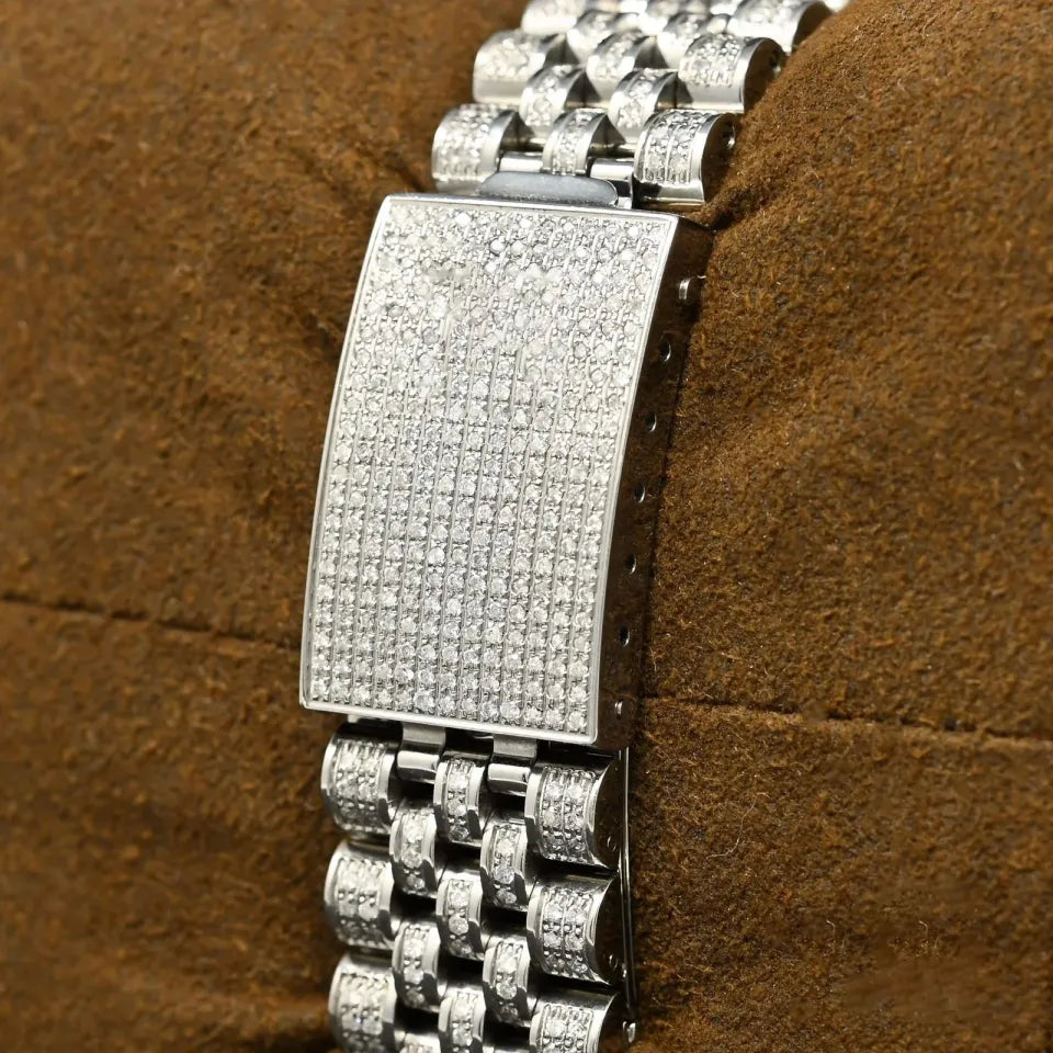 DAZZLING 36MM ARABIC DIAL STUDDED WATCH